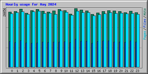 Hourly usage for May 2024